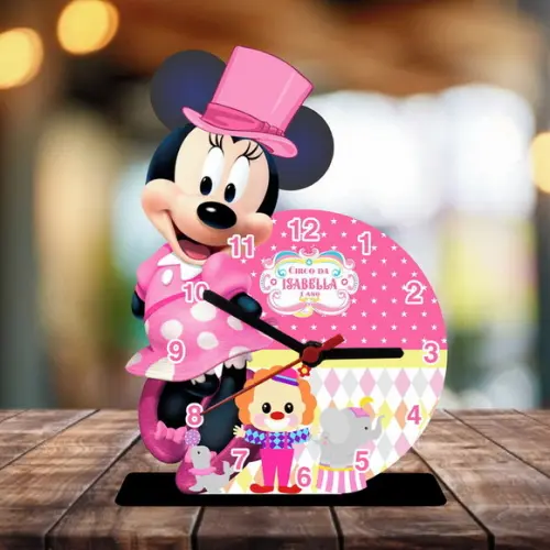 45 Centros de Mesa Circo Minnie Rosa