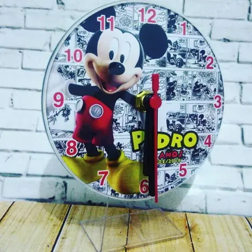 10 Relógios de Mesa Mickey - Modelo 04