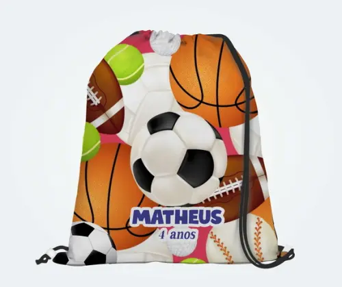 35 Mochilas Bolas Esportivas - Grande