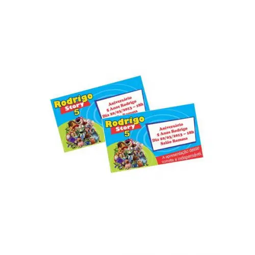 Convite Individual Toy Story