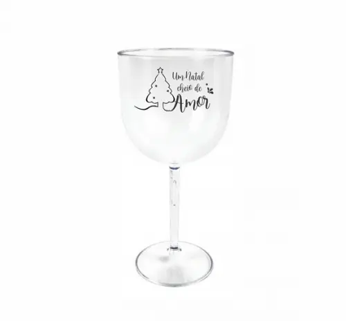Taça de Gin Feliz Natal
