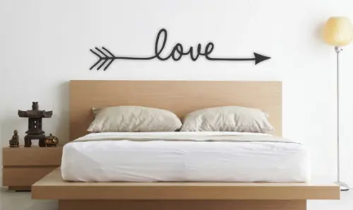Painel Cabeceira Cama Flecha Love