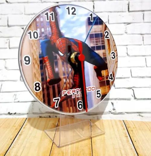 10 Relógios de Mesa Homem Aranha