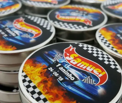 Rótulo Latinha Hot Wheels