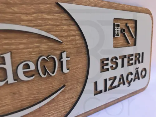 Placa de Identificação Esterilização