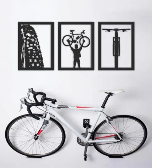 Quadro Ciclista Trio de Quadros