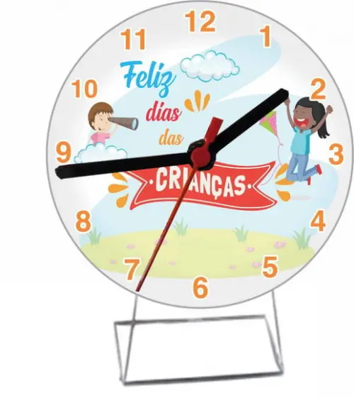 10 Relógios de Mesa Dia das Crianças