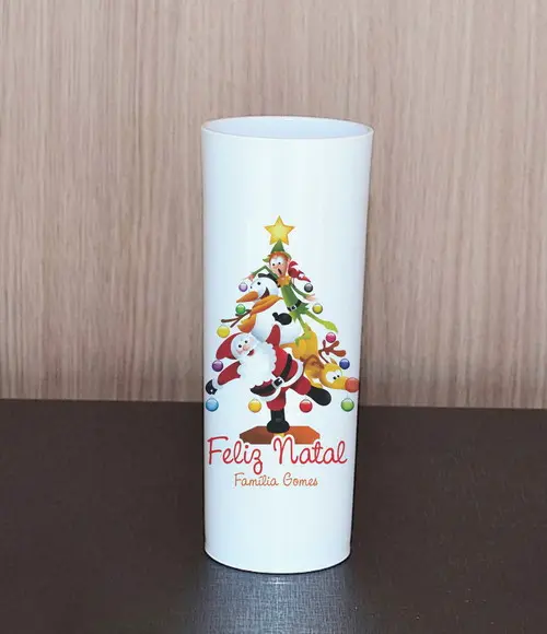 10 Copos Long Drink Feliz Natal