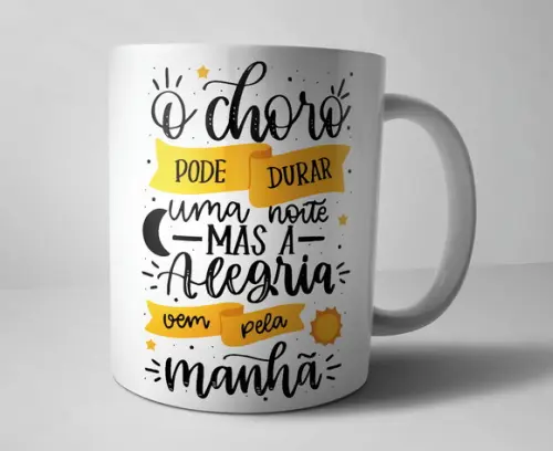 Caneca Religião O choro pode durar...