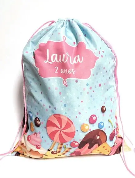 10 Mochilas Confeitaria - Grande