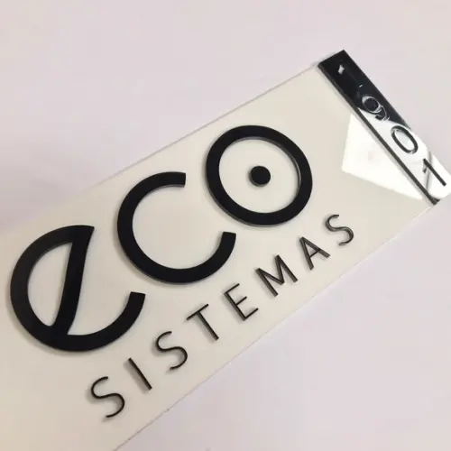 Placa de Identificação Porta Acrilico