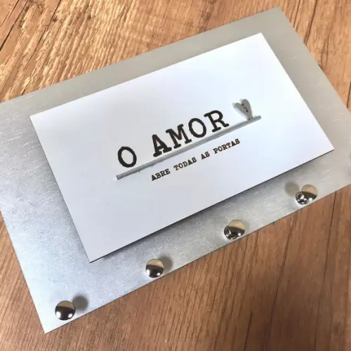 Porta Chaves "o Amor Abre Todas As Portas"