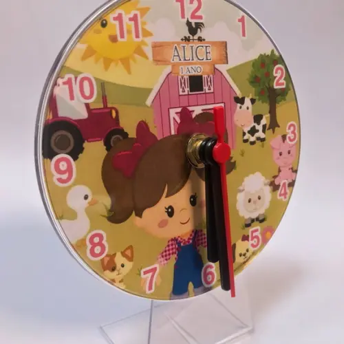 10 Relógios de Mesa Fazendinha