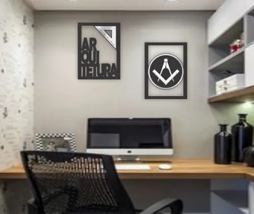 Duo de Quadros Arquitetura