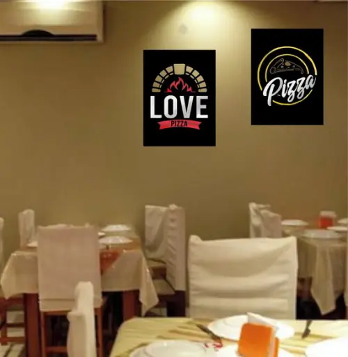 Quadro Pizzaria Duo