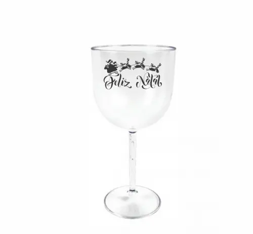 Taça de Gin Feliz Natal