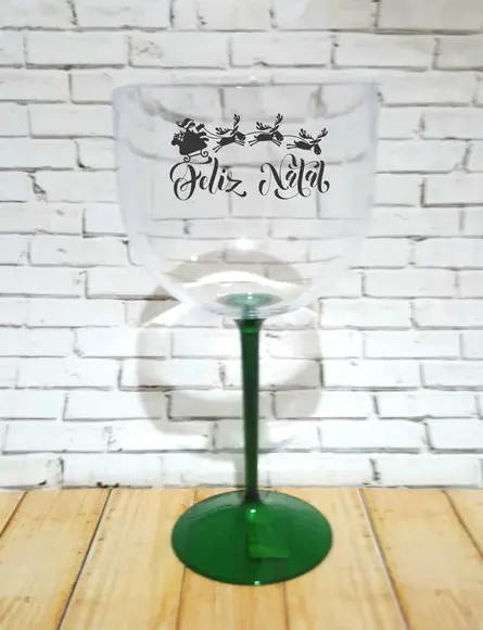 Taça de Gin Feliz Natal