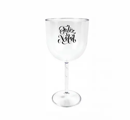 Taça de Gin Feliz Natal