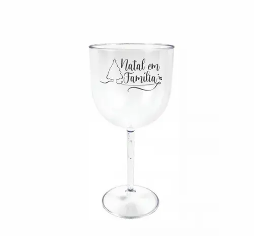 Taça de Gin Feliz Natal