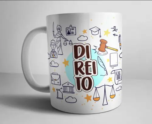 Caneca Direito - Porcelana