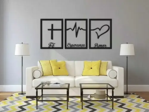 Quadro Fé, Esperança e Amor