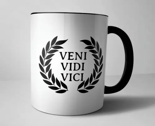 Caneca Veni Vidi Vici