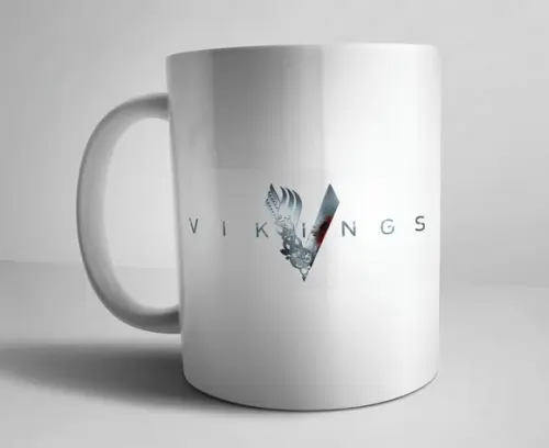 Caneca Vikings - Porcelana