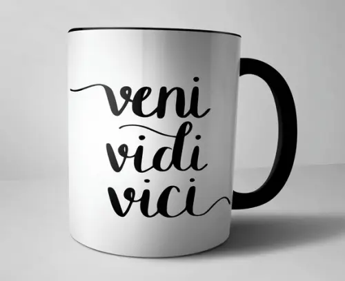 Caneca Veni Vidi Vici