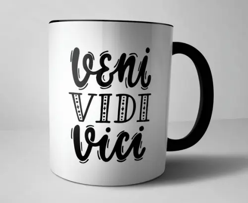 Caneca Veni Vidi Vici