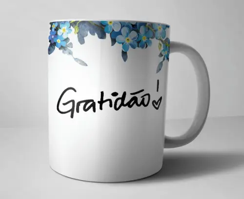 Caneca Gratidão - Porcelana