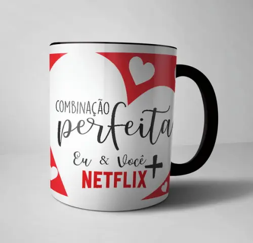 Caneca Netflix - Porcelana