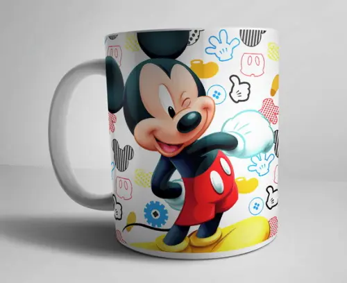 Caneca Mickey Porcelana