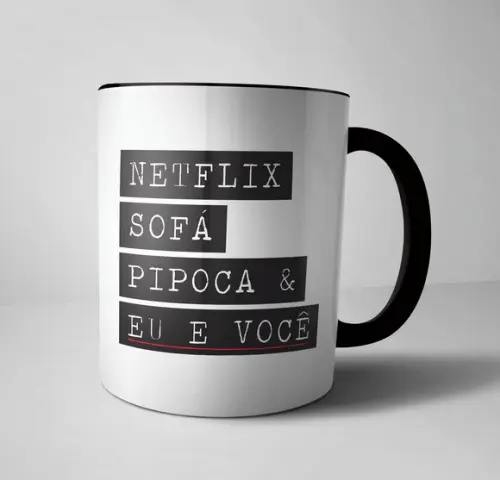 Caneca Netflix - Porcelana