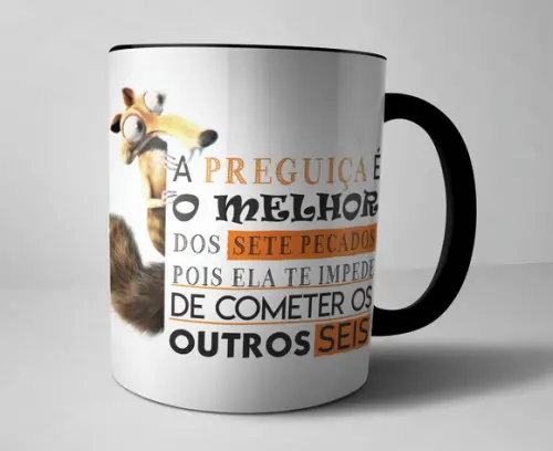 Caneca Preguiça