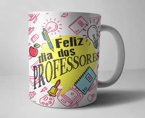 Caneca Dia dos Professores - Porcelana
