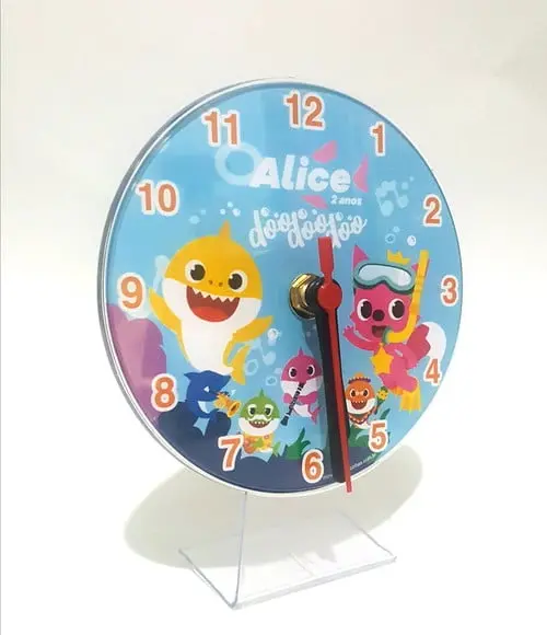 10 Relógios de Mesa Baby Shark