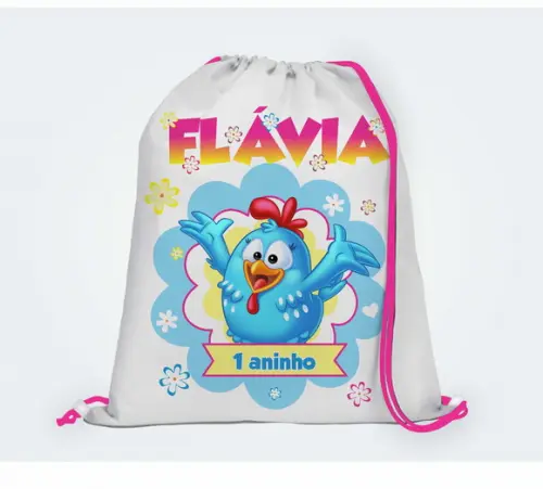 10 Mochila Galinha Pintadinha - Grande