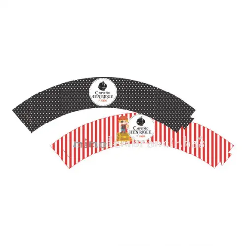 Wrapper Cupcake Pirata