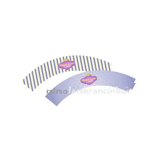 Wrapper Cupcake Princesa Sophia