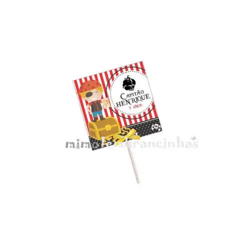 Capa Para Pirulito Pirata