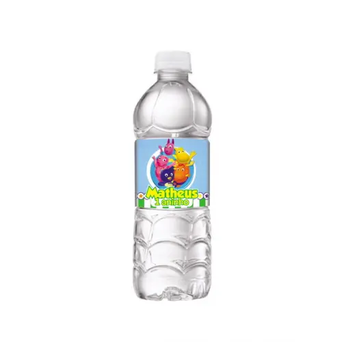 Rótulo Água Backyardigans