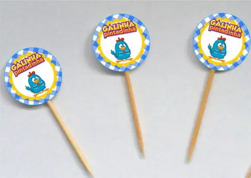 Topper Galinha Pintadinha