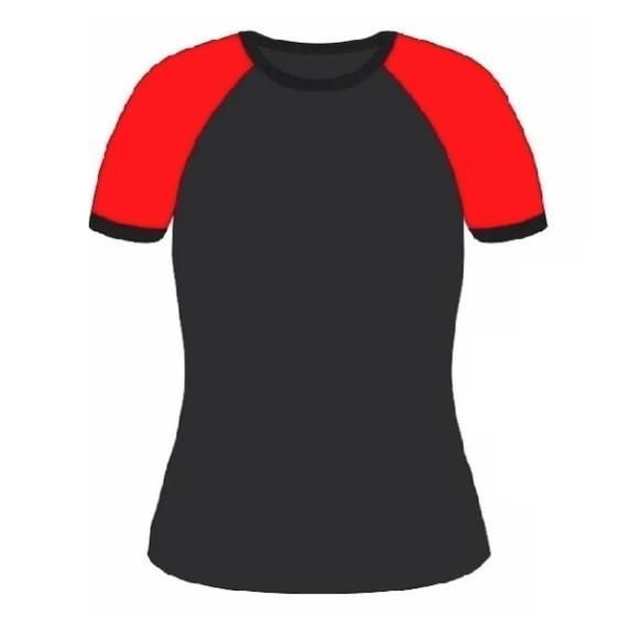 (molde Digital) Baby Look Fem Raglan Gola Redonda Pp ao Gg