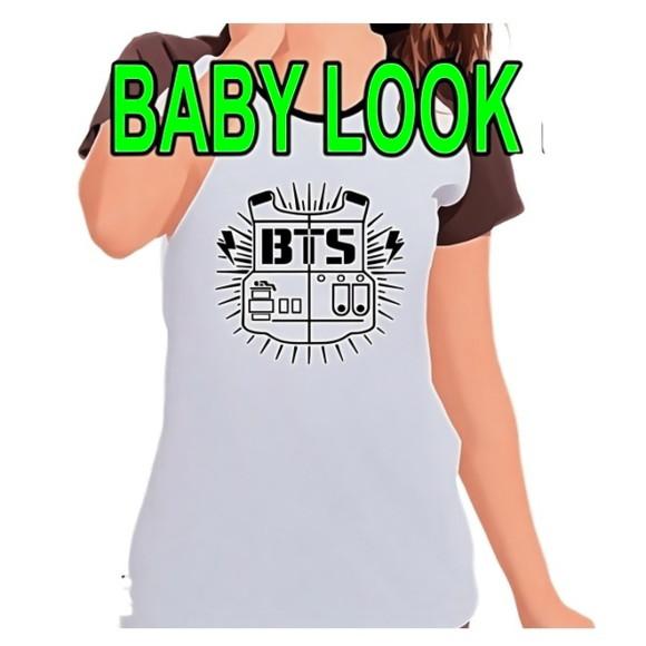 (molde Digital) Baby Look Raglan Feminina