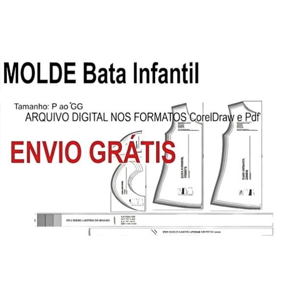 (molde Digital) Bata Infantil