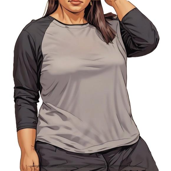 (molde em Pdf) Babylook Raglan Plus Size m Longa Gg ao G5