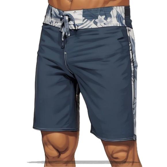 (molde em Pdf) Bermuda Tactel Surfista Masculina 34 ao 42