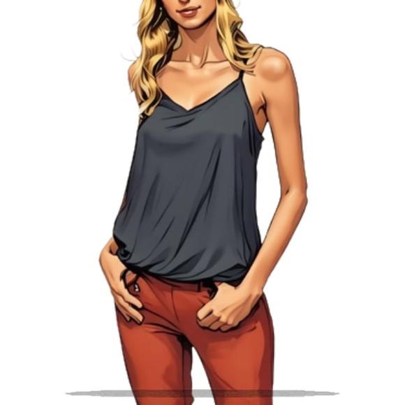 (molde em Pdf) Blusa Regata Alça Feminina 36 ao 52