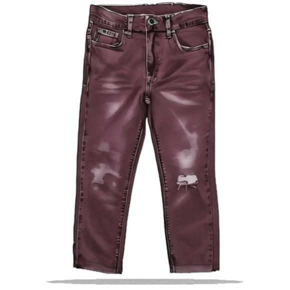 (molde em Pdf) Calça Jeans Infantil Unissex 2 a 16 Anos