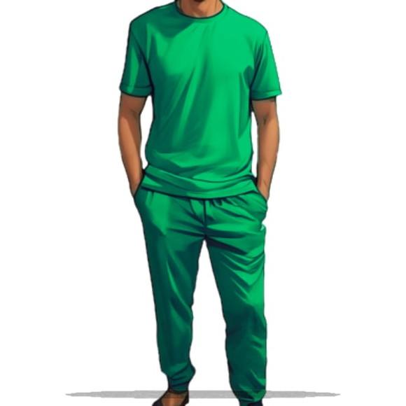 (molde em Pdf) Calça e Camiseta Fitness Esportiva Masc P-gg